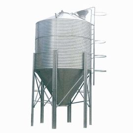 High Strength Steel Hopper Bins Feed Storage Assembly With Hot Galvanized Steel Sheet