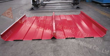 Colored Cold Roll Forming Machine / Joint Hidden Roofing Sheet Manufacturing Machine